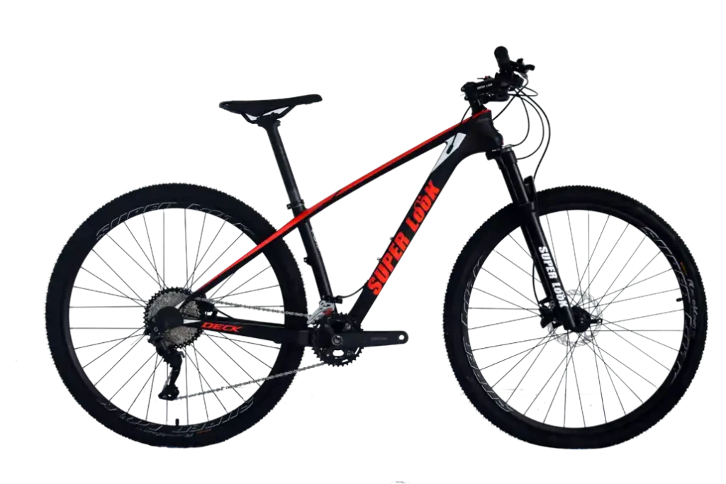 Bicicleta Deck 5.0 de Montaña en carbono con Suspensión de Aire y Shimano Deore 2X11 VELOCIDADES