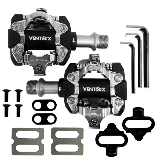 pedales apariencia carbón M-112 MTB