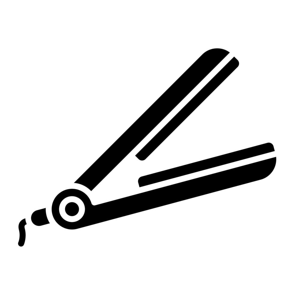 Plancha de cabello icono